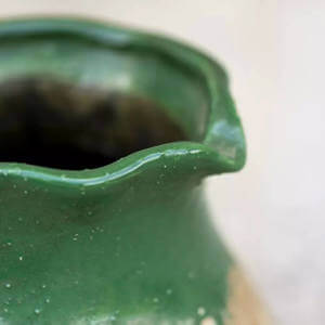 Grand Illusions Terracotta Jug Green